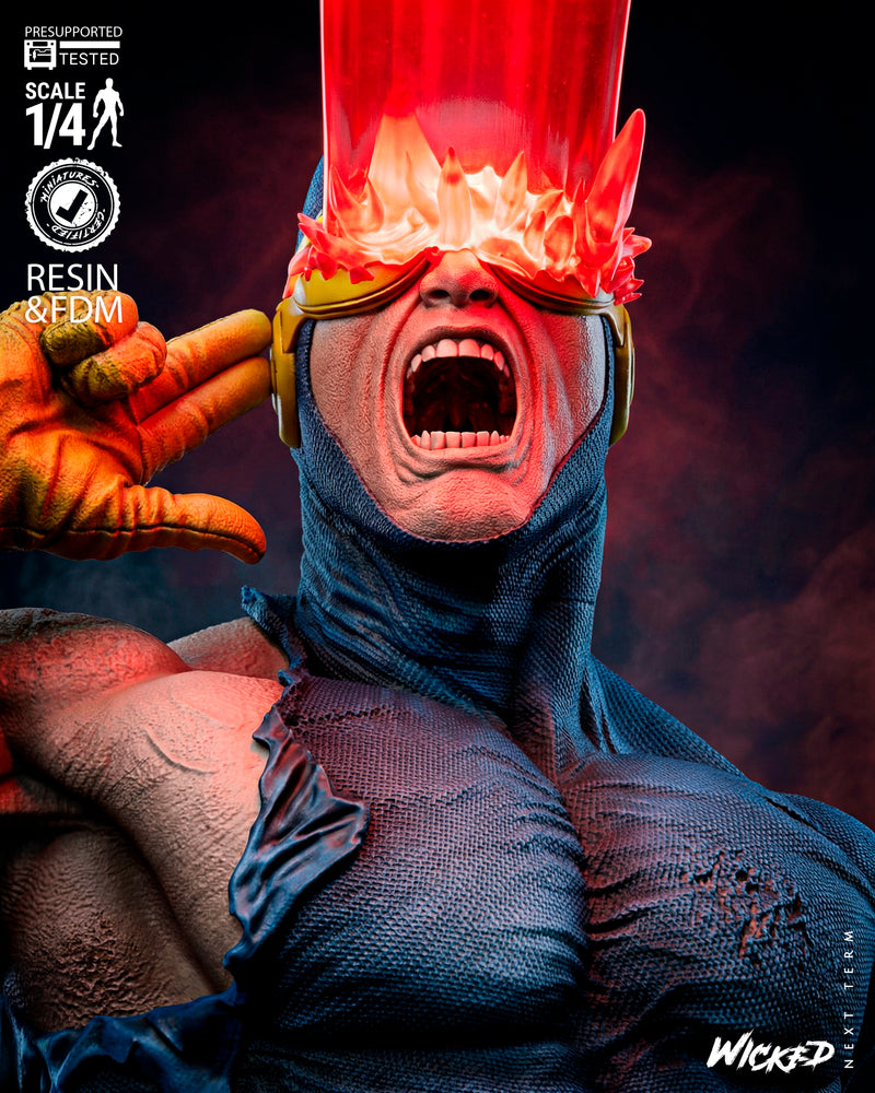 Cyclops Portrait Bust resin bust kit view 4