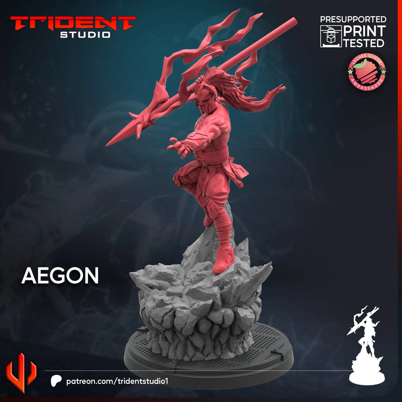 Aegon - Sculpt B Marvel MCP-compatible 40mm resin proxy miniature by Trident Miniatures - product image 4