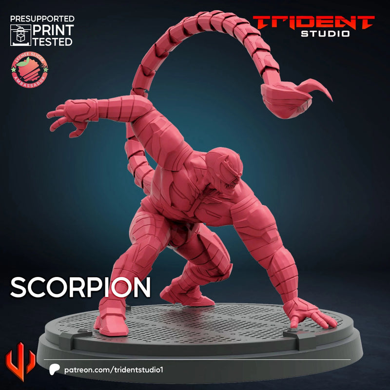 Scorpion Marvel MCP-compatible 40mm resin proxy miniature by Trident Miniatures - product image 4