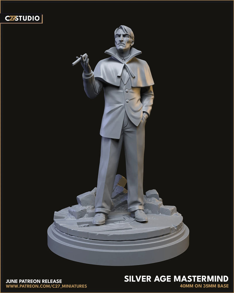 Mastermind (Silver Age) Marvel MCP-compatible resin miniature by C27 Studios - product image 4