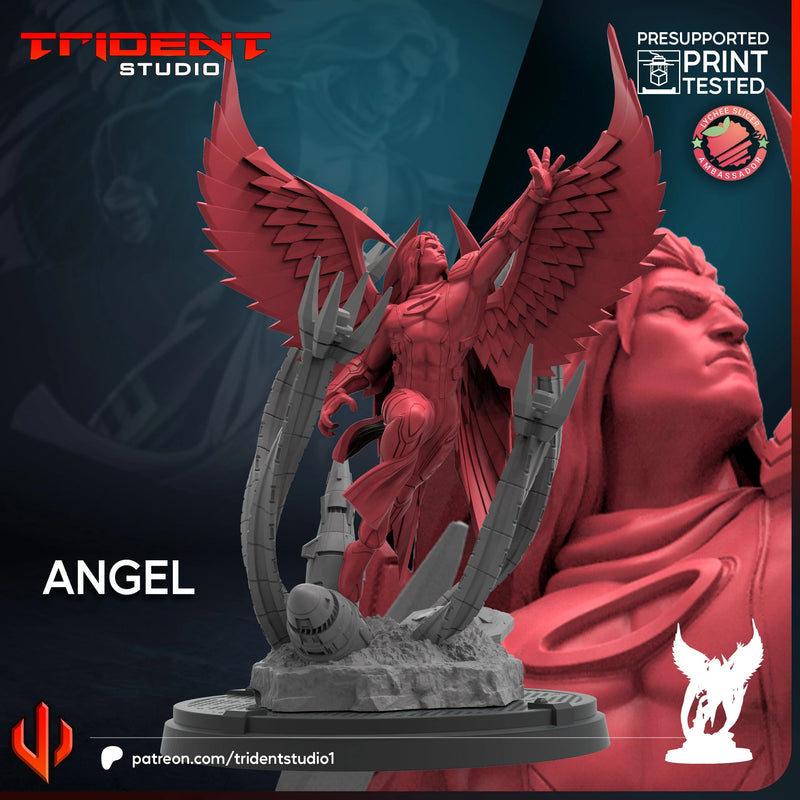 Angel Marvel MCP-compatible 40mm resin proxy miniature by Trident Miniatures - product image 4
