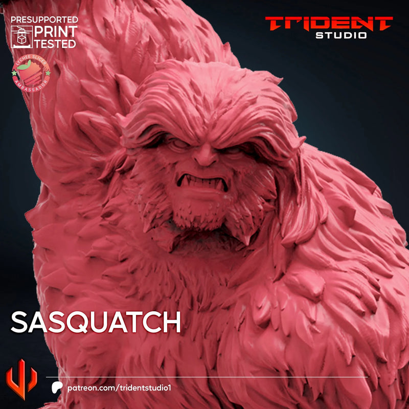 Sasquatch Marvel MCP-compatible 40mm resin proxy miniature by Trident Miniatures - product image 4