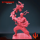 Iron Fist - Sculpt B Marvel MCP-compatible 40mm resin proxy miniature by Trident Miniatures - product image 4