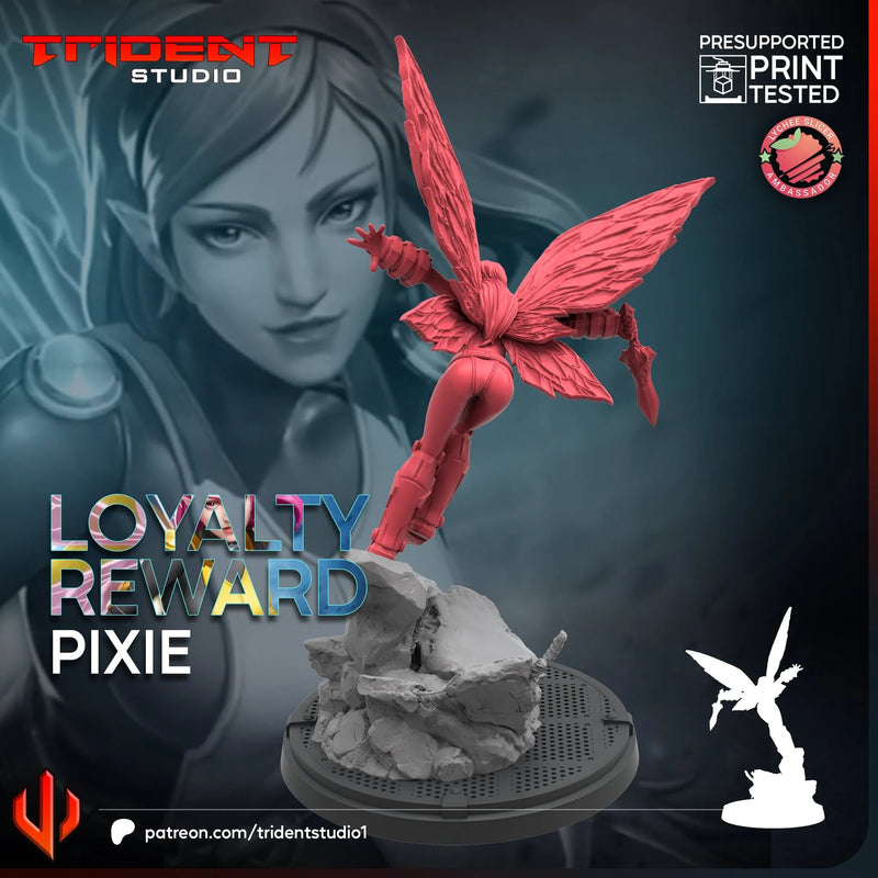 Pixie Marvel MCP-compatible 40mm resin proxy miniature by Trident Miniatures - product image 4