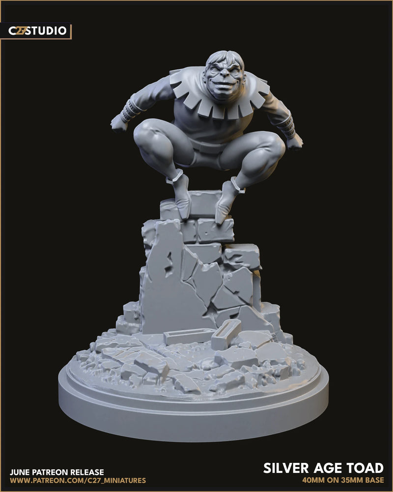 Toad (Silver Age) Marvel MCP-compatible resin miniature by C27 Studios - product image 4