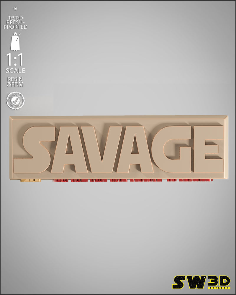 SW3D July 2025 Term: Savage Opress Lightsaber