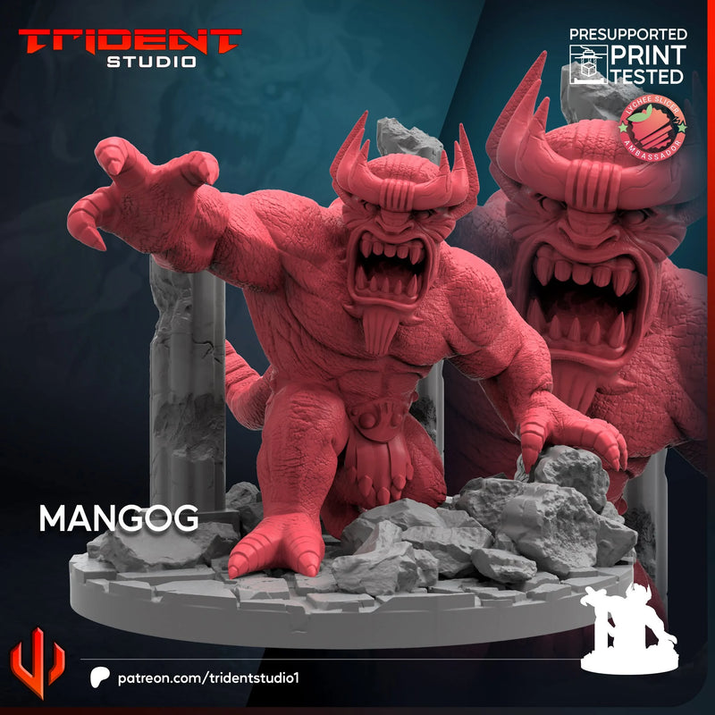 Mangog Marvel MCP-compatible 40mm resin proxy miniature by Trident Miniatures - product image 4