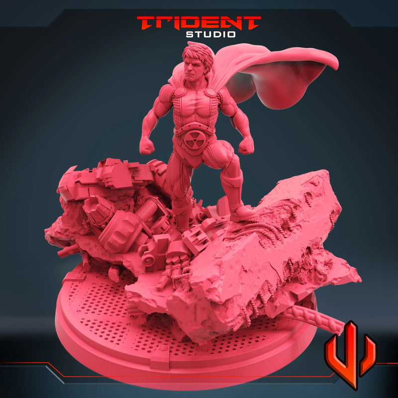 Hyperion Marvel MCP-compatible 40mm resin proxy miniature by Trident Miniatures - product image 4