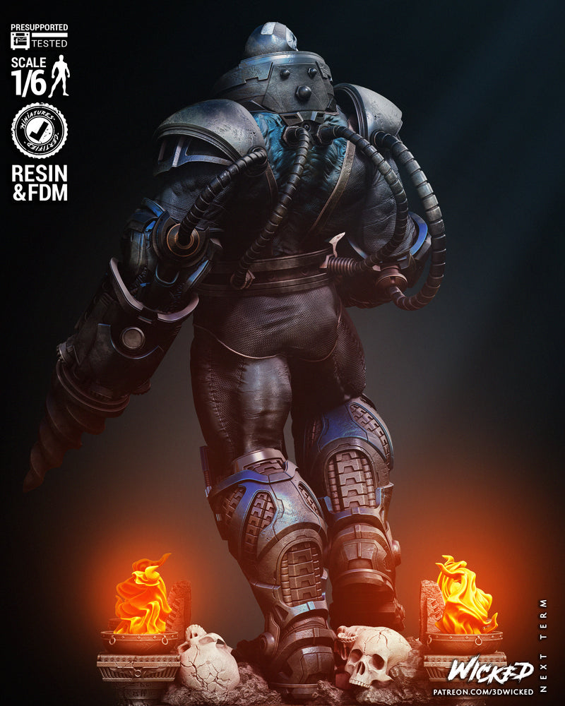 Apocalypse Sculpture resin statue kit view 4