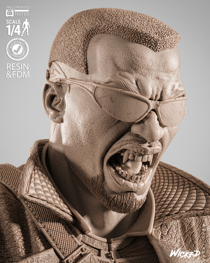 Blade Portrait Bust resin bust kit view 4