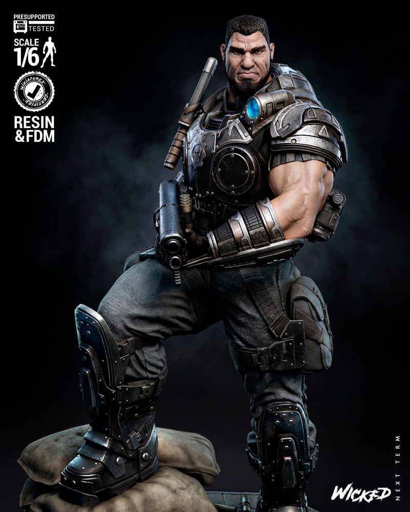 Dominic Santiago Sculpture resin statue kit view 4
