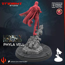 Phyla Vell Marvel MCP-compatible 40mm resin proxy miniature by Trident Miniatures - product image 4