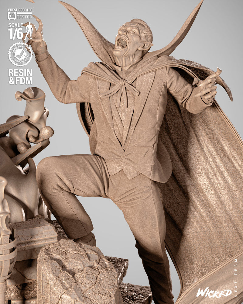 Blade VS Dracula Diorama resin diorama kit view 4