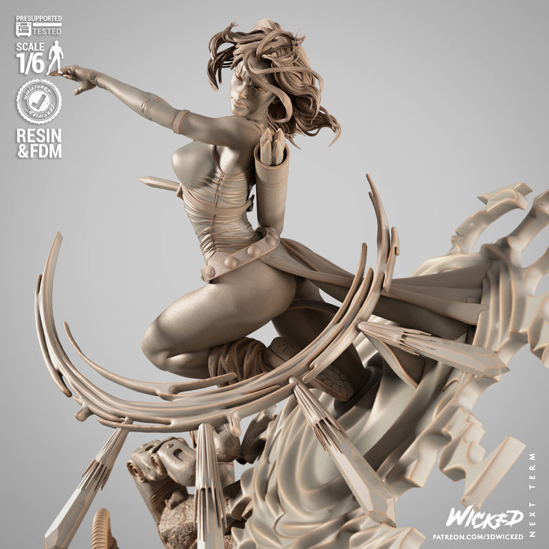 Blink (Joe Madureira) Sculpture resin statue kit view 4