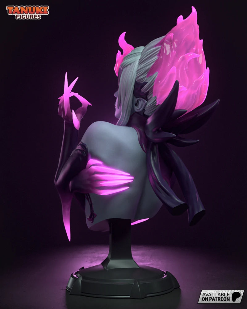 Evelynn Resin Statue & Bust - Bust view 4