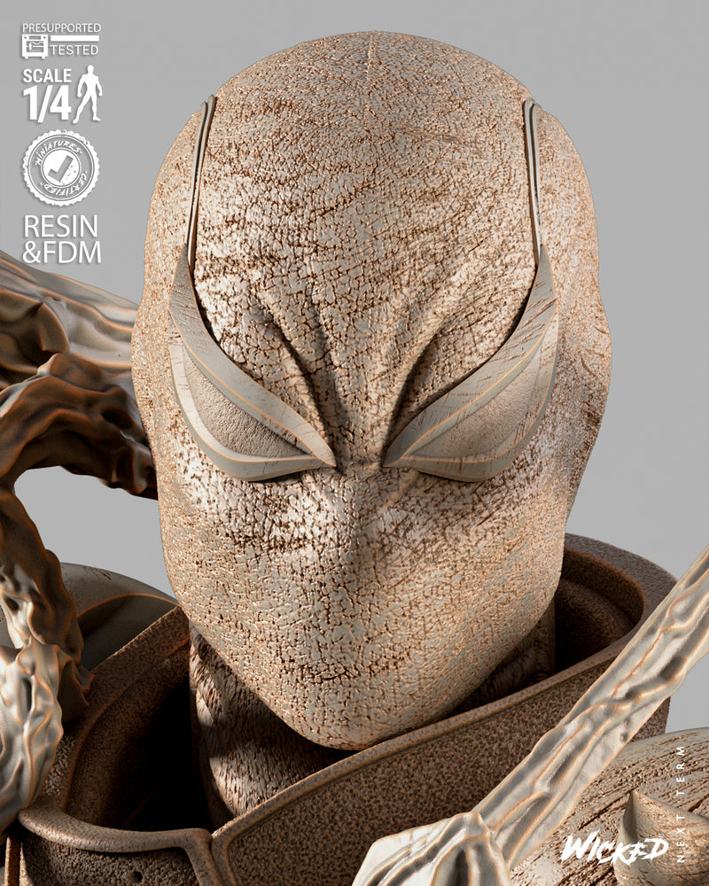 Agent Venom Portrait Bust resin bust kit view 4