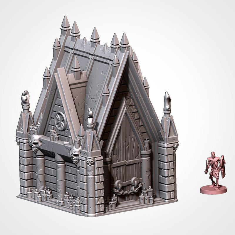 Graveyard 3D printed terrain view 4