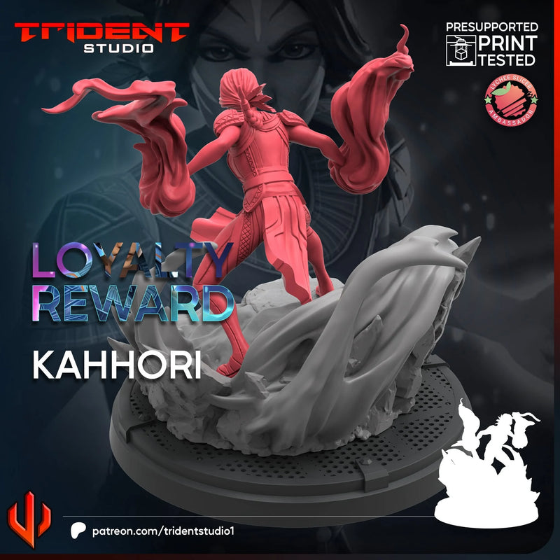 Kahhori Marvel MCP-compatible 40mm resin proxy miniature by Trident Miniatures - product image 4