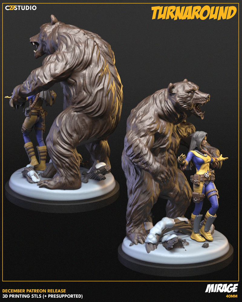 Mirage Marvel MCP-compatible resin miniature by C27 Studios - product image 4