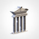 Classic Temples 3D printed terrain view 4