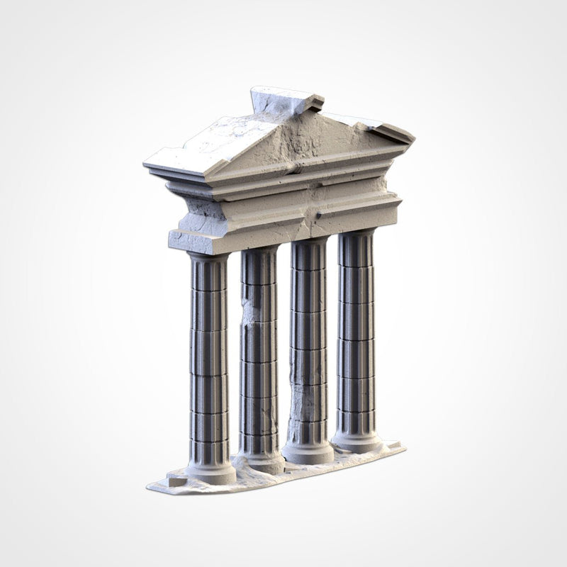 Classic Temples 3D printed terrain view 4