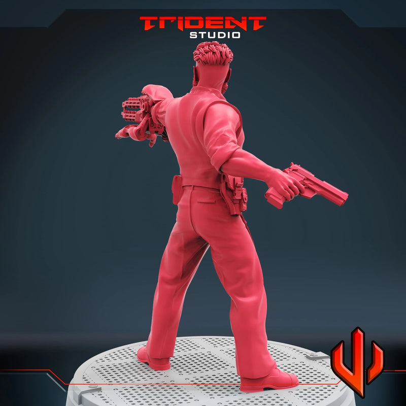 Ulysses Klaue - Sculpt A Marvel MCP-compatible 40mm resin proxy miniature by Trident Miniatures - product image 4