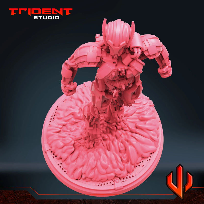 Ultron Drone Multiverse - Sculpt A Marvel MCP-compatible 40mm resin proxy miniature by Trident Miniatures - product image 4