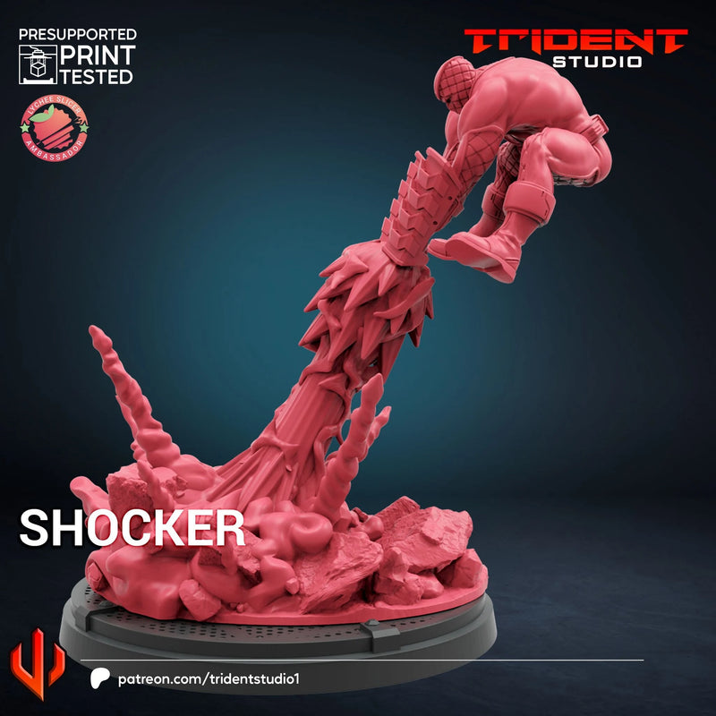 Shocker Marvel MCP-compatible 40mm resin proxy miniature by Trident Miniatures - product image 4