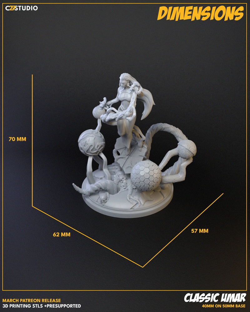 Umar (Classic) Marvel MCP-compatible resin miniature by C27 Studios - product image 4