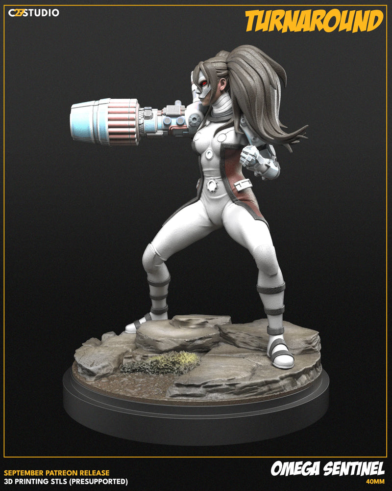 Omega Sentinel Marvel MCP-compatible resin miniature by C27 Studios - product image 4