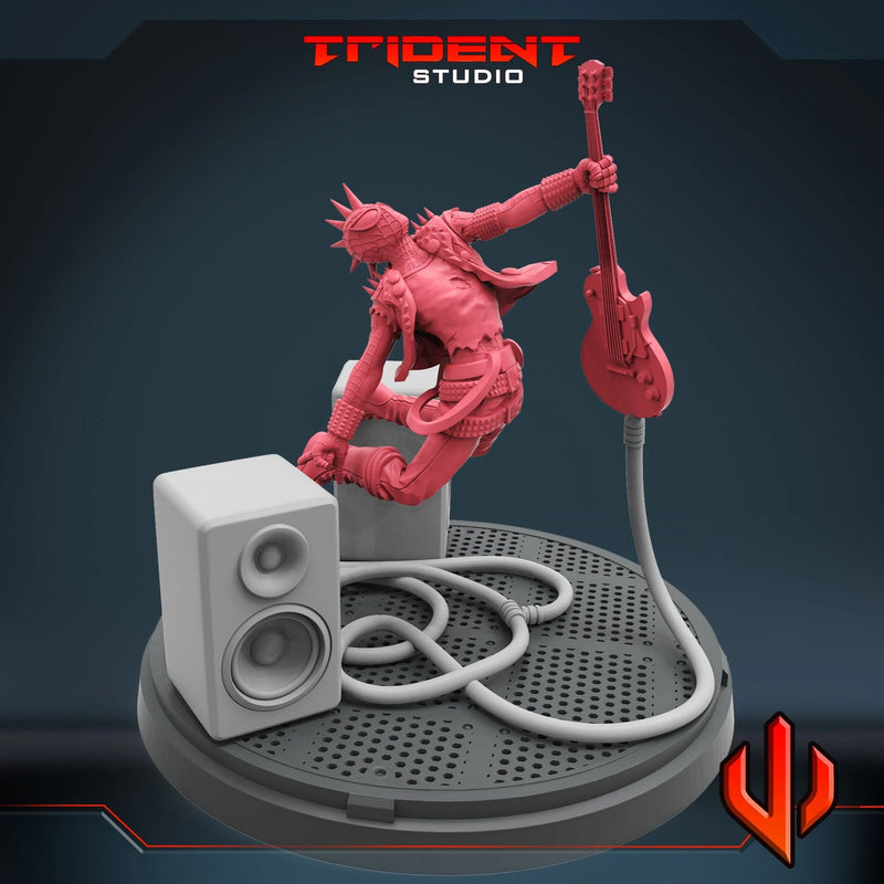 Spider-Punk Marvel MCP-compatible 40mm resin proxy miniature by Trident Miniatures - product image 4