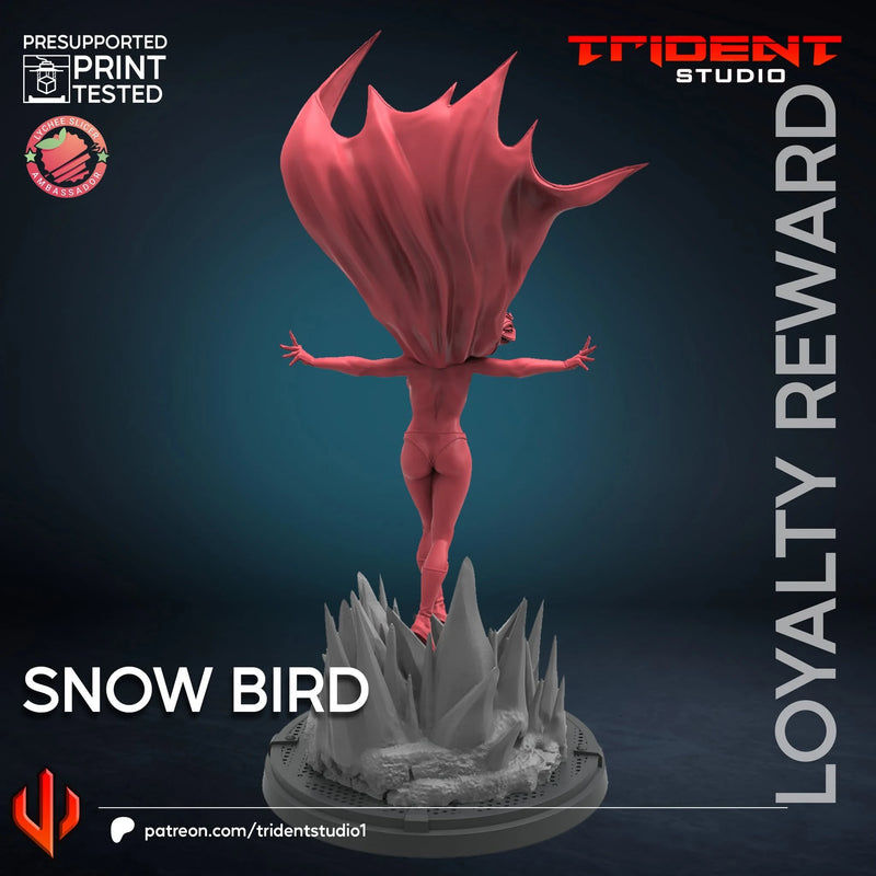 Snow Bird Marvel MCP-compatible 40mm resin proxy miniature by Trident Miniatures - product image 4