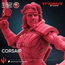 Corsair Marvel MCP-compatible 40mm resin proxy miniature by Trident Miniatures - product image 4