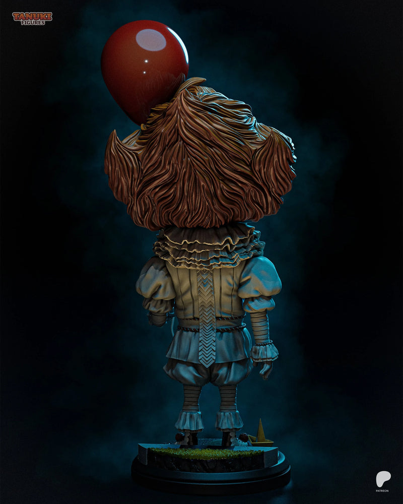 Pennywise Chibi Resin Figure - Chibi view 4