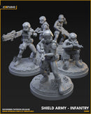S.H.I.E.L.D. Agent Troopers Marvel MCP-compatible resin miniature by C27 Studios - product image 4
