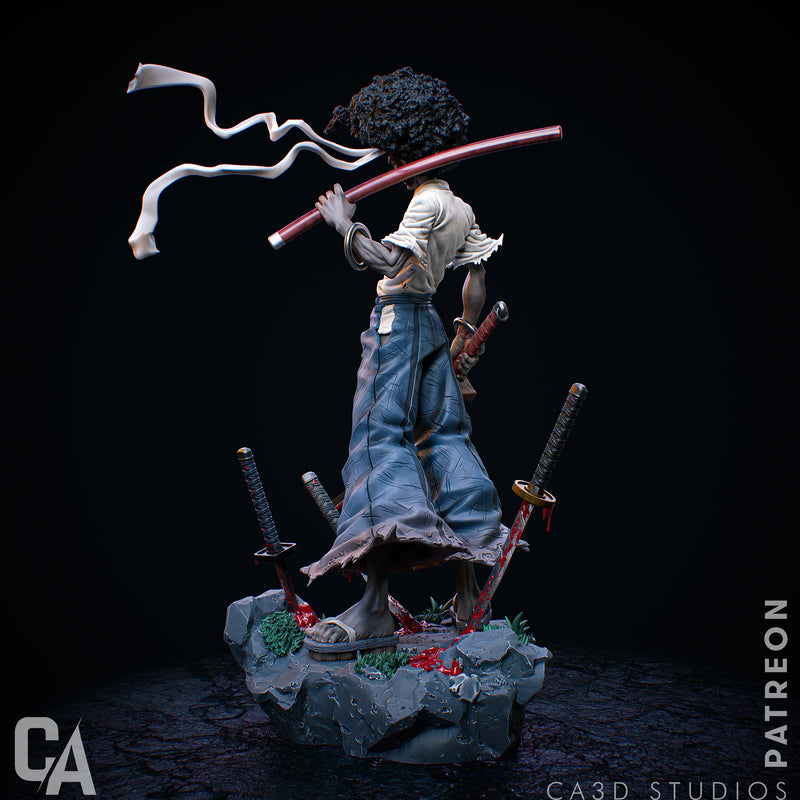 Afro Samurai Statue - 1/9 Scale