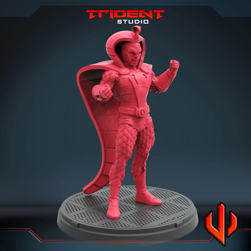 King Cobra Marvel MCP-compatible 40mm resin proxy miniature by Trident Miniatures - product image 4