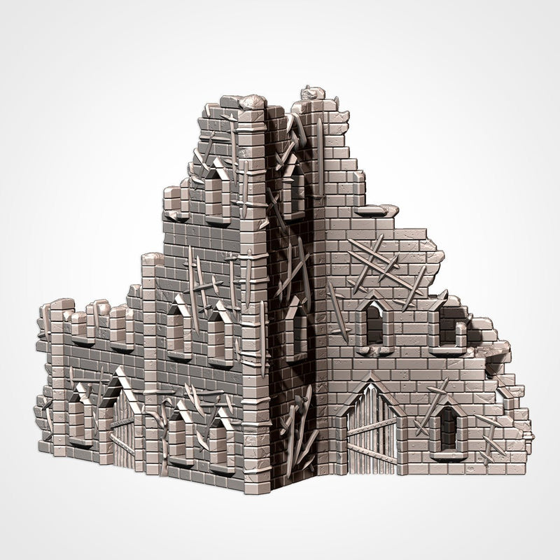 Cursed Fortress 3D printed terrain view 4