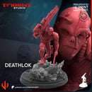 Deathlok Marvel MCP-compatible 40mm resin proxy miniature by Trident Miniatures - product image 4