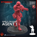 SHIELD TROOPER AGENT - Marvel MCP-Compatible 40mm Resin Miniature