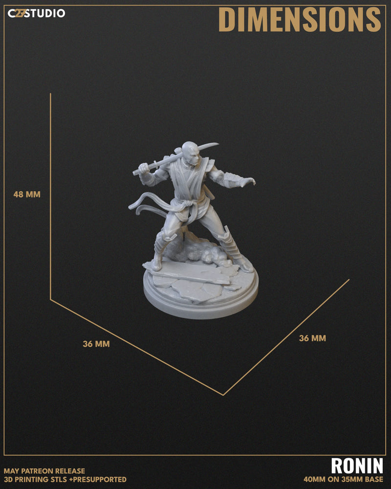 Ronin Marvel MCP-compatible resin miniature by C27 Studios - product image 5