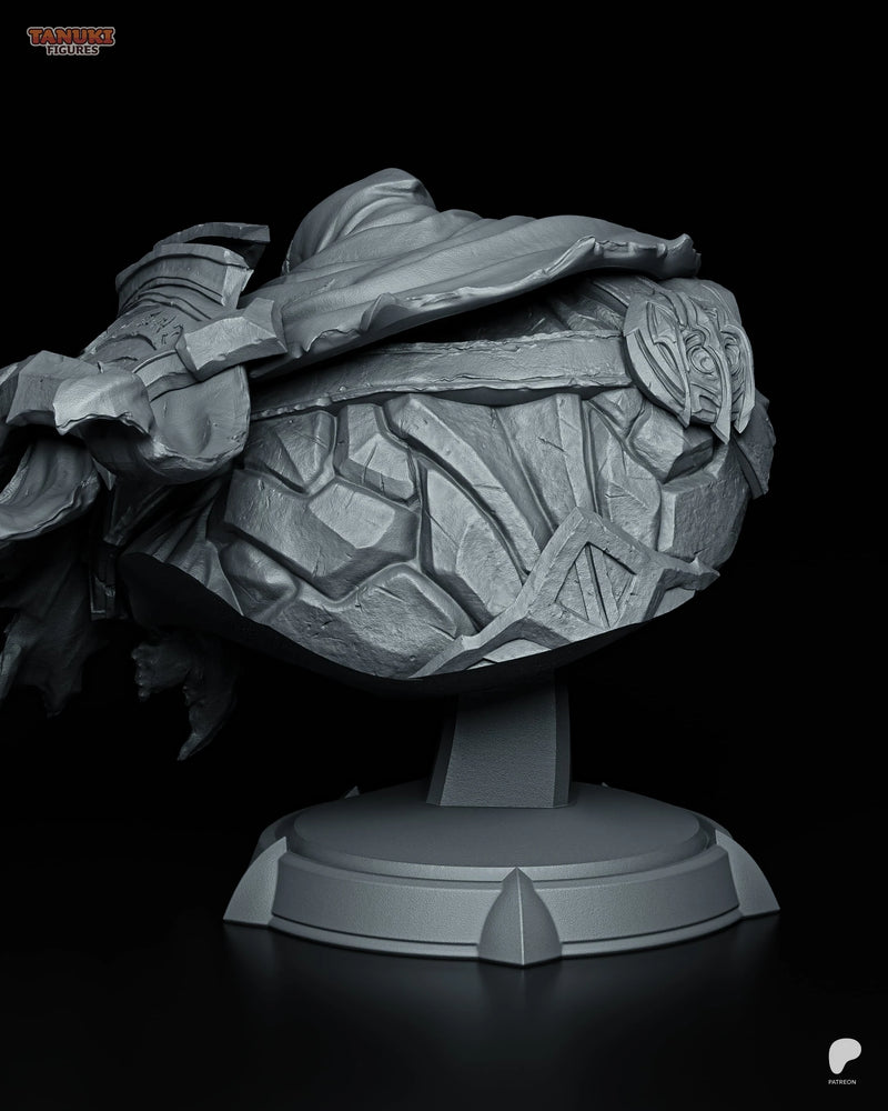 War Resin Statue & Bust - Bust view 5