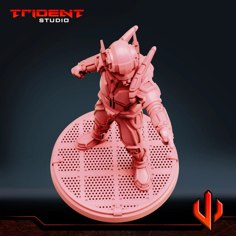 Dr Hank Pym W/ Helmet - Sculpt A Marvel MCP-compatible 40mm resin proxy miniature by Trident Miniatures - product image 5