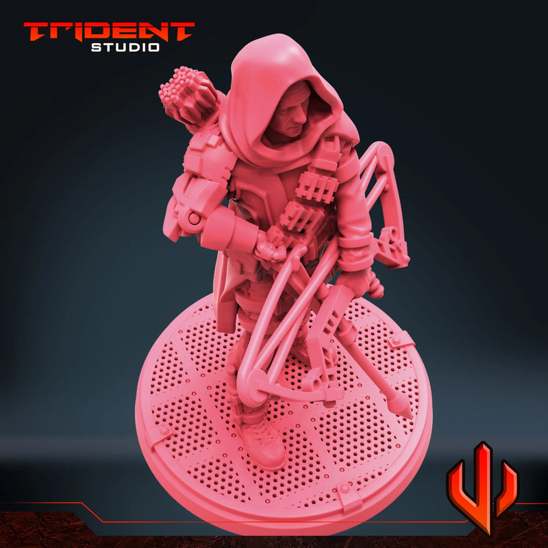 Hawkeye Marvel MCP-compatible 40mm resin proxy miniature by Trident Miniatures - product image 5