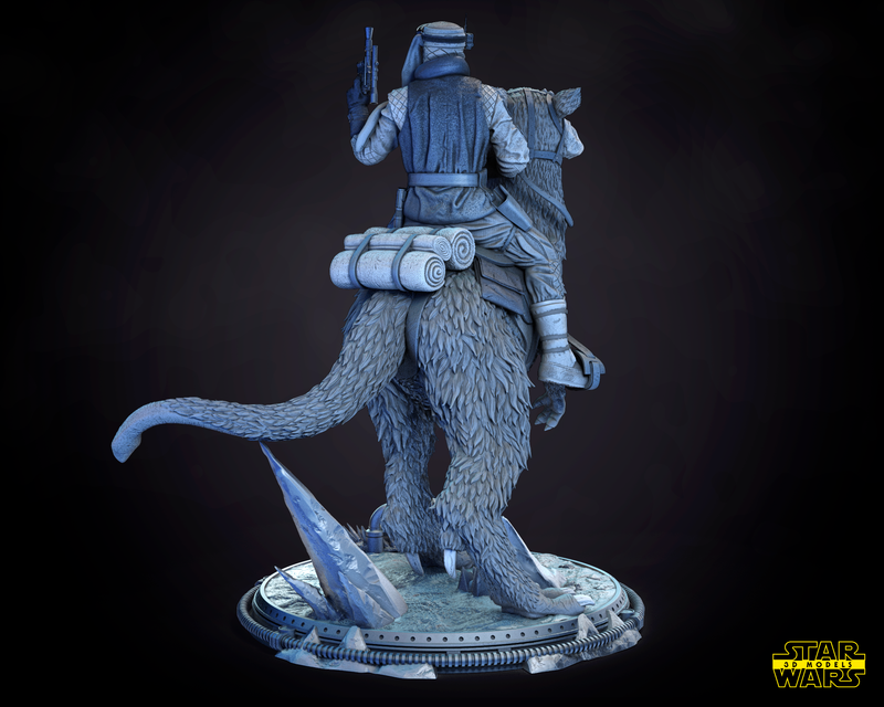 Luke Skywalker Snowsuit Sculpture