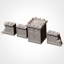 Classic Fortress 3D printed terrain view 5