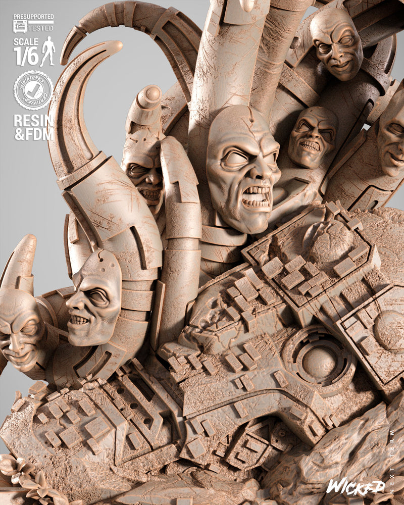 Banshee Sculpture resin statue kit view 5