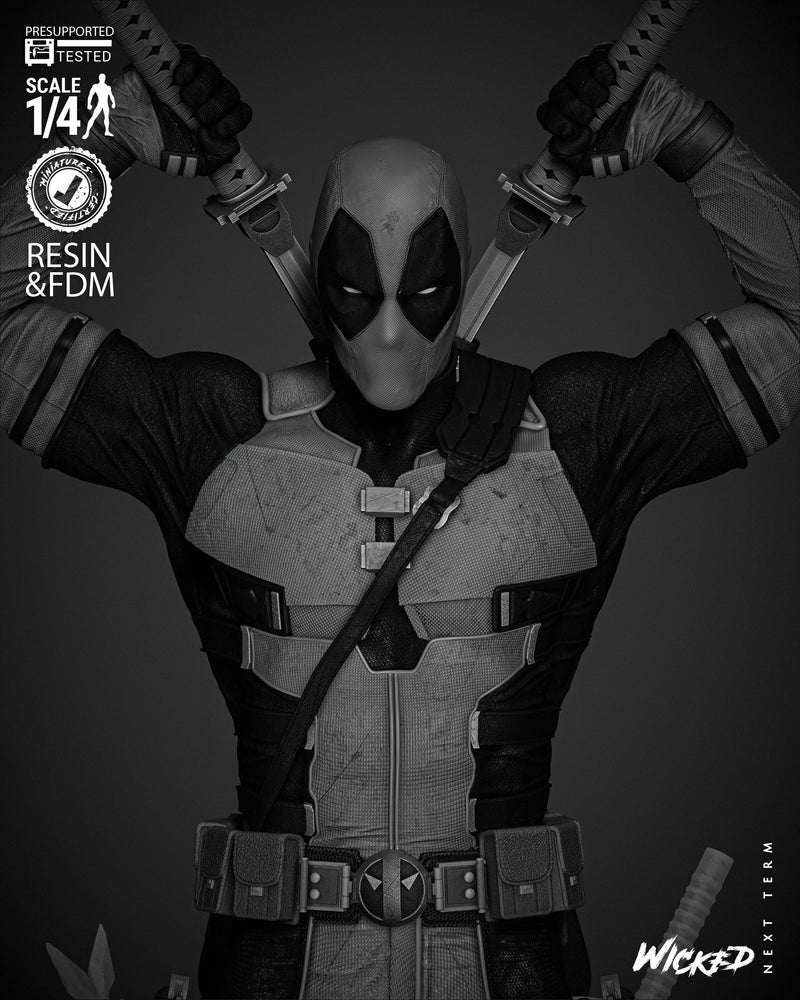 Deadpool 2024 Bust resin bust kit view 5