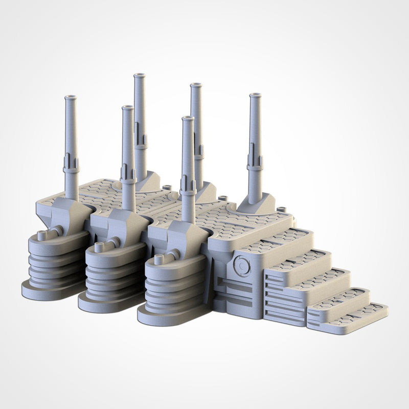Xenos Buildings 03 3D printed terrain view 5