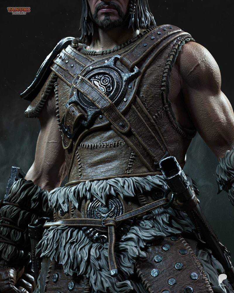 Dovahkiin Resin Statue & Bust - Full Size view 5